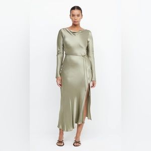 Bec + Bridge, Bec & Bridge Moon Dance Long Sleeve Maxi Dress in Sage